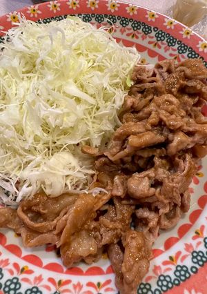 簡単メインで節約♪豚こまでトンテキ風❗️-レシピのメイン写真