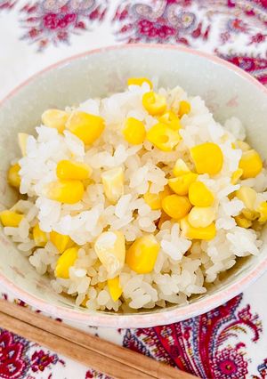 とうもろこしご飯♡ほんのり甘さ美味♡-レシピのメイン写真