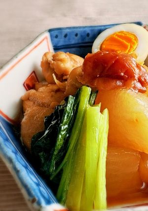 鶏肉と大根の煮物(梅入り)-レシピのメイン写真