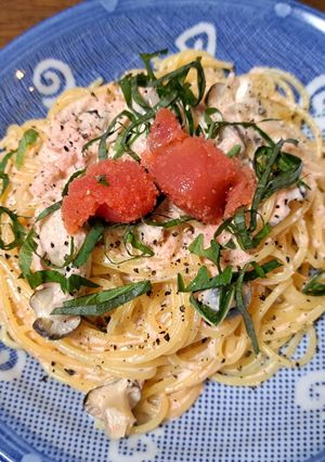 たらこクリームパスタ-レシピのメイン写真