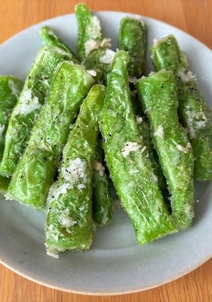 インゲンの唐揚げ 塩コショウ味!-レシピのメイン写真
