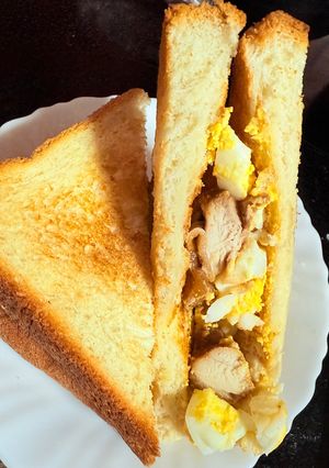 たまごと照り焼きのサンド-レシピのメイン写真