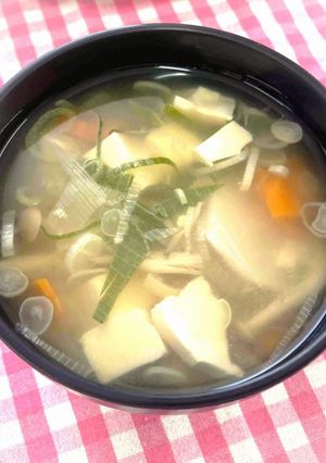 けんちん風みそ汁-レシピのメイン写真