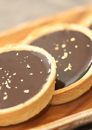 濃厚！つやつや！チョコレートのタルト-レシピのメイン写真