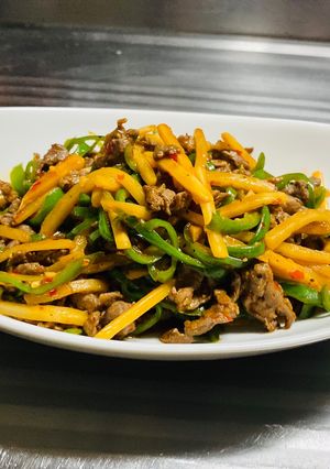 ピリ辛青椒肉絲(チンジャオロース)-レシピのメイン写真