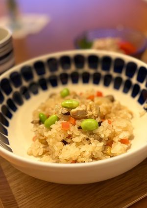 鶏胸肉のコクウマ炊き込みご飯-レシピのメイン写真