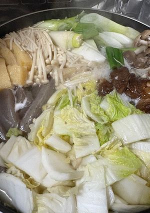 フライパンで煮込みうどん-レシピのメイン写真