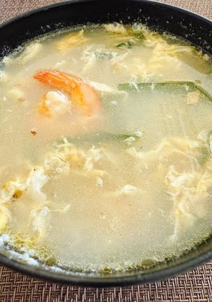 俺の野菜炒め"俺いた"からのかき玉汁🤣-レシピのメイン写真