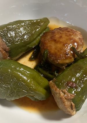 ピーマンまるごと肉詰め-レシピのメイン写真