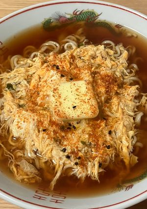 サッポロ一番みそ フンワリかきたま載せ-レシピのメイン写真