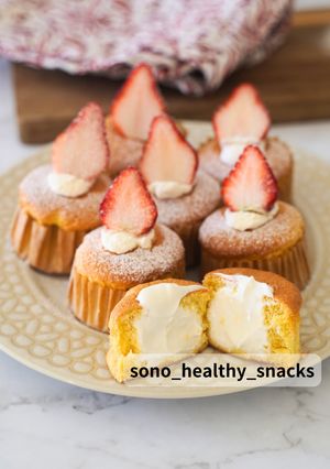 米粉の生シフォンカップケーキ-レシピのメイン写真