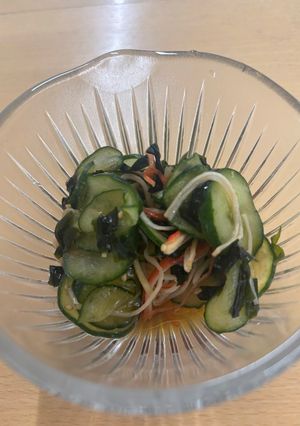 きゅうりとワカメ、カニカマの酢の物-レシピのメイン写真