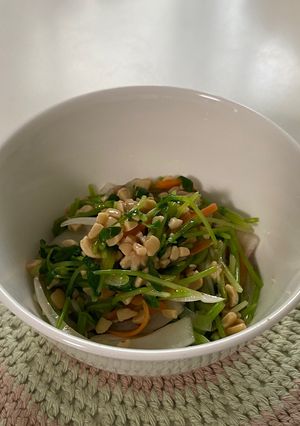 豆苗の納豆和え-レシピのメイン写真
