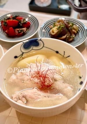 鶏手羽の韓国風おかずスープ-レシピのメイン写真