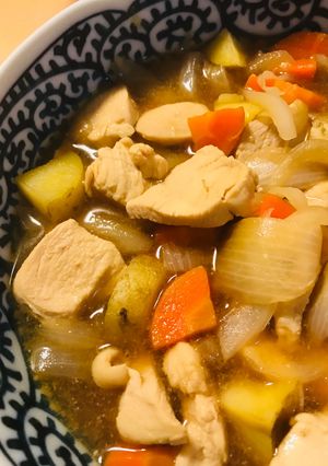 根菜レンジのあまから鶏ジャガ-レシピのメイン写真