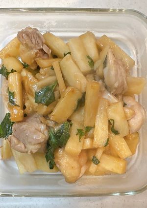鶏肉と長芋のポン酢炒め-レシピのメイン写真