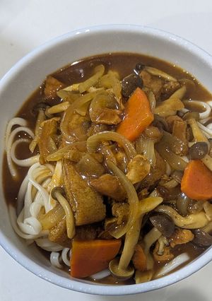 レトルトカレーうどん 水増しレシピ-レシピのメイン写真