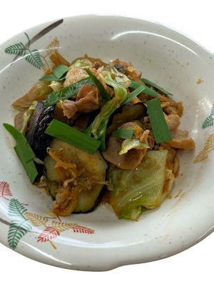 茄子入りピリ辛豚キムチ-レシピのメイン写真