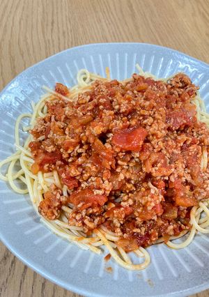 ミートソースパスタ🍝-レシピのメイン写真