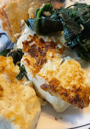 豆腐のガーリック焼きとほうれん草和え-レシピのメイン写真
