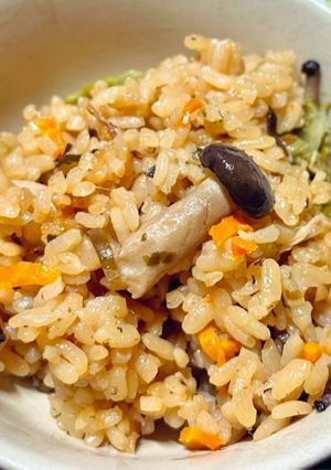 塩昆布の炊き込みご飯-レシピのメイン写真