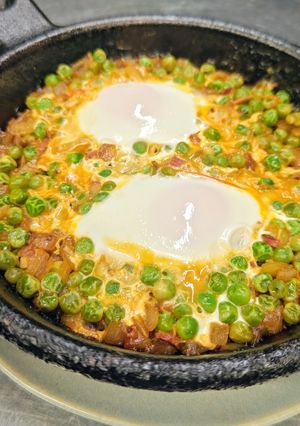 🇵🇹春のグリーンピースと卵の煮込み-レシピのメイン写真