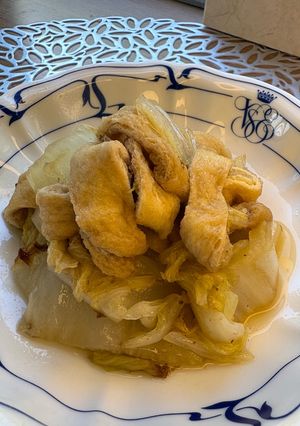 【簡単副菜】柔らか白菜とおあげさんの煮物-レシピのメイン写真