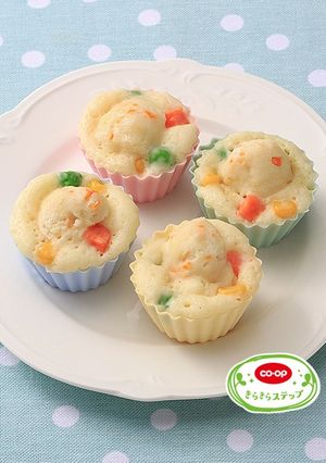 つみれ入り蒸しパン-レシピのメイン写真