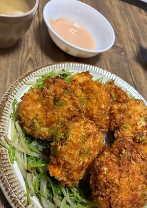 鳥胸とはんぺんのタンパク揚げ焼き-レシピのメイン写真