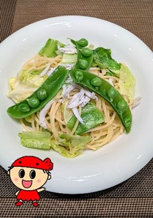 春かおる、春野菜としらすのパスタ-レシピのメイン写真