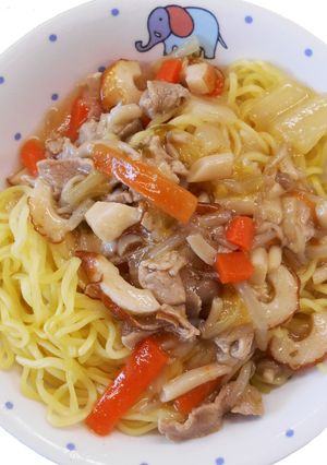 【保育園給食】あんかけ焼きそば-レシピのメイン写真