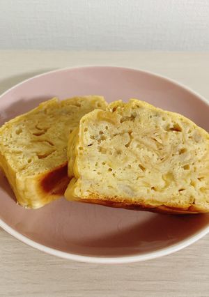 【幼児食】HMで作るりんごバナナケーキ-レシピのメイン写真