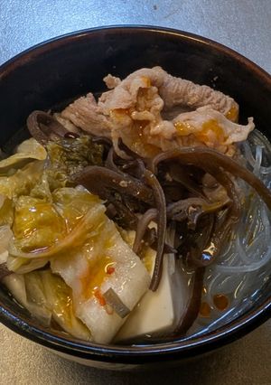 自家製白菜漬けの酸菜白肉鍋-レシピのメイン写真