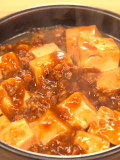 麻婆豆腐with水炊きスープ-レシピのメイン写真