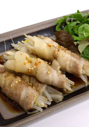 やみつきタレで食べる！もやしの肉巻き-レシピのメイン写真