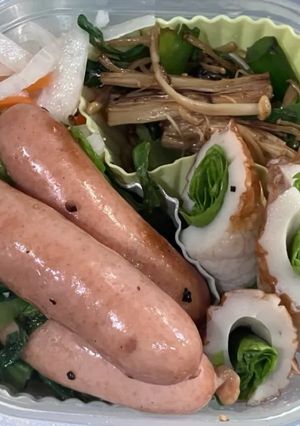 お弁当の焼き物と紅白なます-レシピのメイン写真