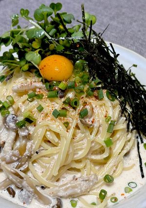 明太子と生クリームの濃厚クリームパスタ-レシピのメイン写真