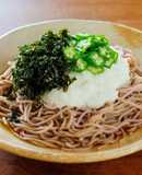 ジャバンのりととろろの冷しそば