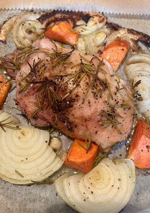 ローストチキン-レシピのメイン写真