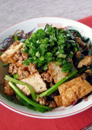 厚揚げ&にらのピリ辛にんにく味噌炒め-レシピのメイン写真