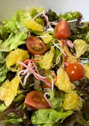 創作料理屋風柑橘サラダ-レシピのメイン写真