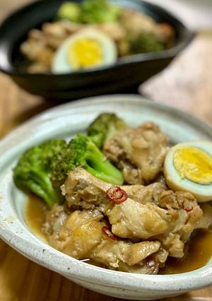手羽元の辛々さっぱり煮・中華風-レシピのメイン写真
