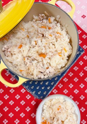 切り干し大根煮で炊き込みご飯-レシピのメイン写真
