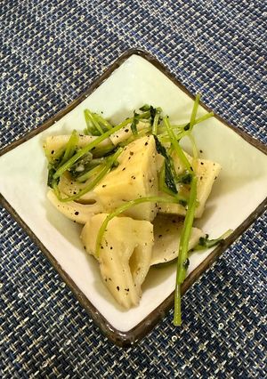 筍と豆苗の和物-レシピのメイン写真