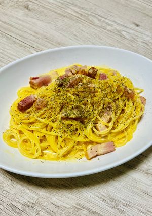 お家で美味しい♪カルボナーラ-レシピのメイン写真