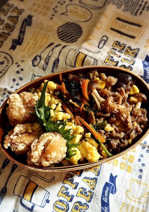 文化系男子高校生☆ビビンバ弁当-レシピのメイン写真