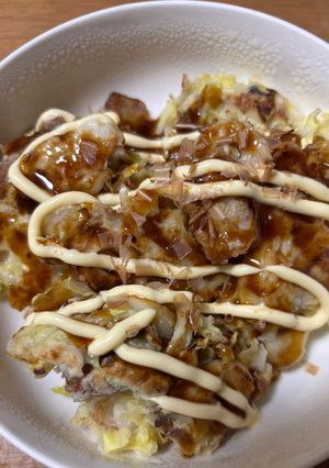 材料３つ！お弁当お好み焼き-レシピのメイン写真