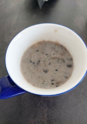ゴマとレンコンポタージュ-レシピのメイン写真