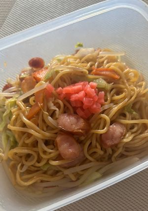 暑い夏も平気♪レンジで焼きそば♡-レシピのメイン写真