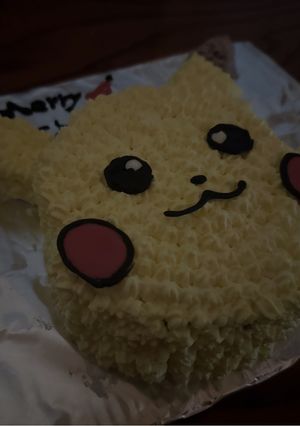 ピカチュウのケーキ-レシピのメイン写真
